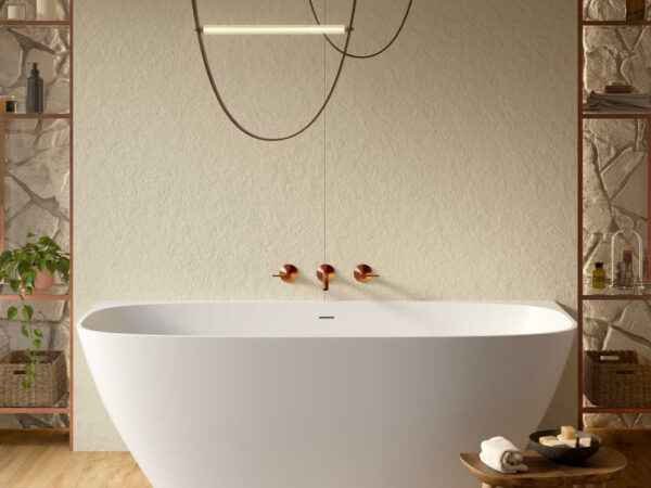 Bañera semi exenta Dolotek VOLDA de Acquabella