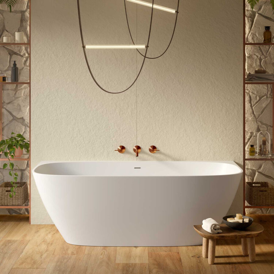 Bañera semi exenta Dolotek VOLDA de Acquabella