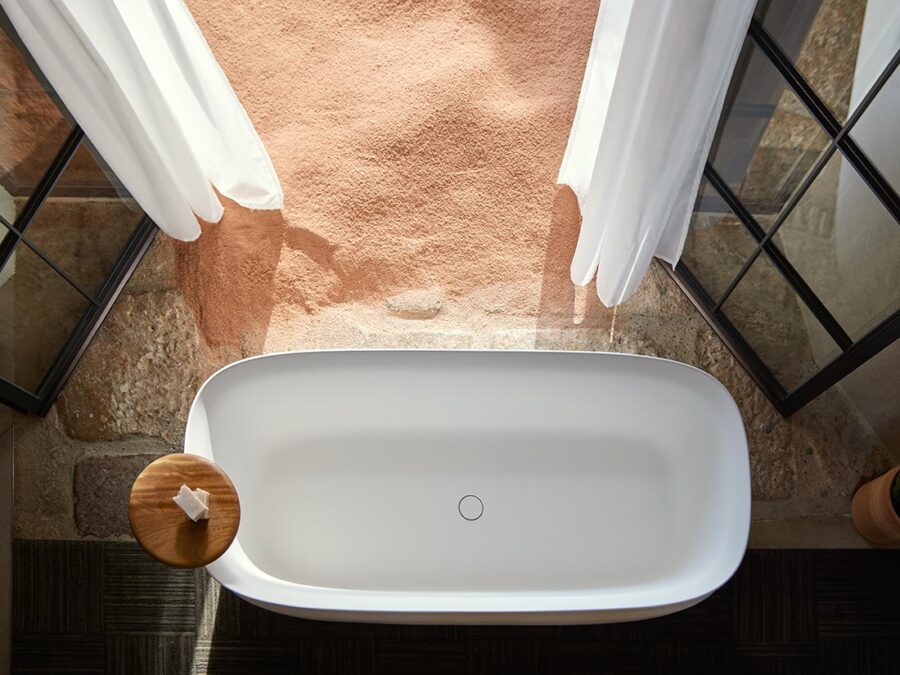 Bañera exenta Sanydur gel coat DUNA de Sanycces - Imagen 6