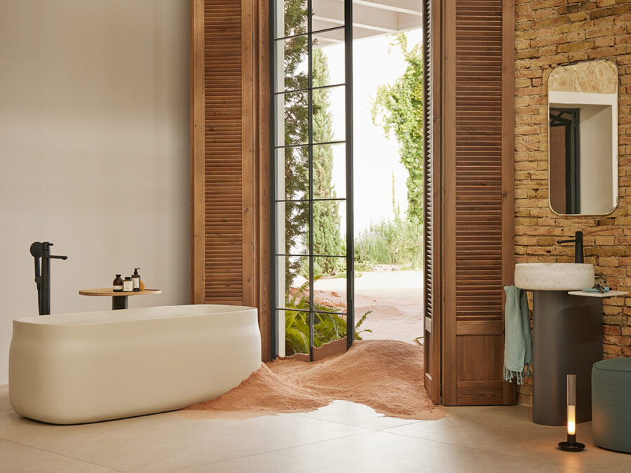 Bañera exenta Sanydur gel coat DUNA de Sanycces - Imagen 5
