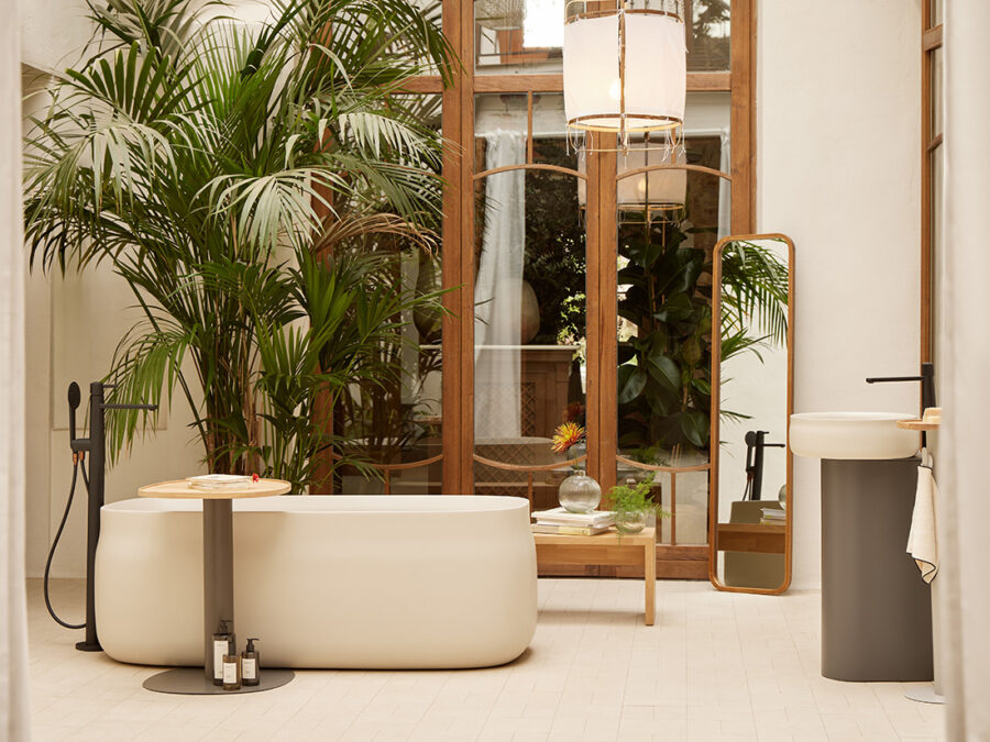 Bañera exenta Sanydur gel coat DUNA de Sanycces - Imagen 2