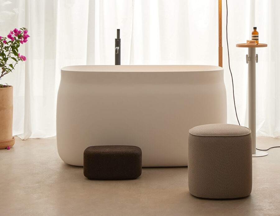 Bañera exenta Sanydur gel coat DUNA OFURO de Sanycces