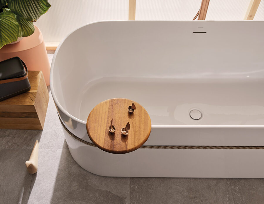 Bañera exenta Sanydur gel coat DUNA OFURO de Sanycces - Imagen 11