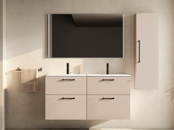 Conjunto mueble VERSO 4 cajones y lavabo Flat de Visobath