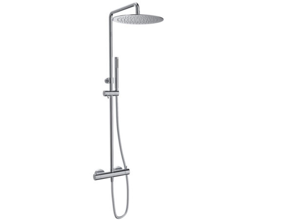 Columna de ducha termostática LOOP cromo de Sanycces
