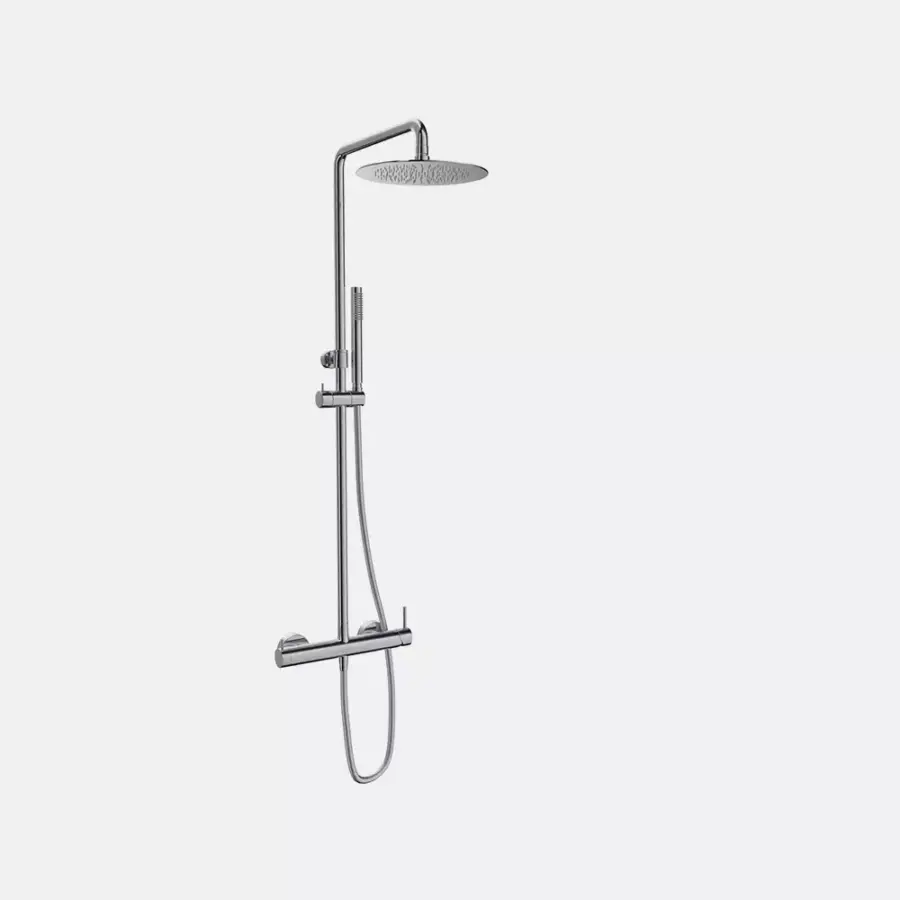 Columna de ducha monomando LOOP cromo de Sanycces