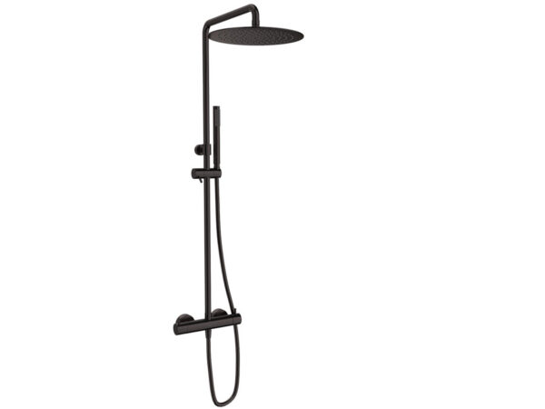 Columna de ducha termostática LOOP metal gun de Sanycces