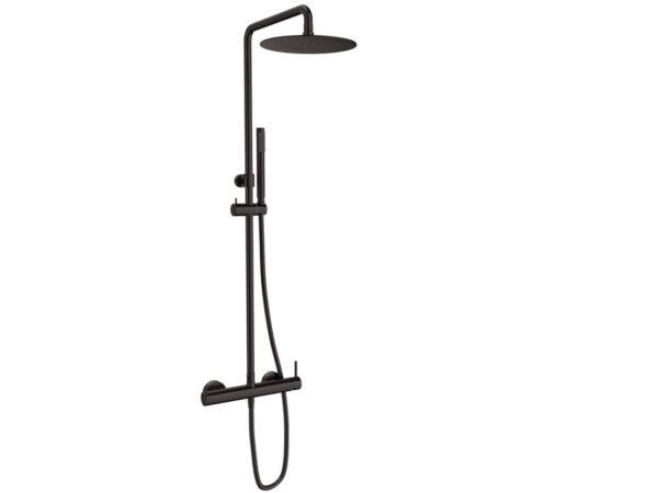 Columna de ducha monomando LOOP metal gun de Sanycces
