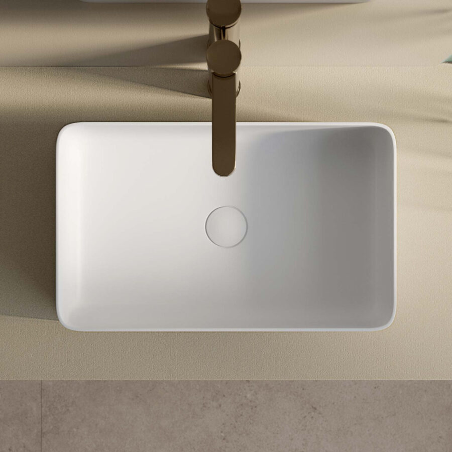 Lavabo Solid Surface KIVU 60 de Acquabella - Imagen 2