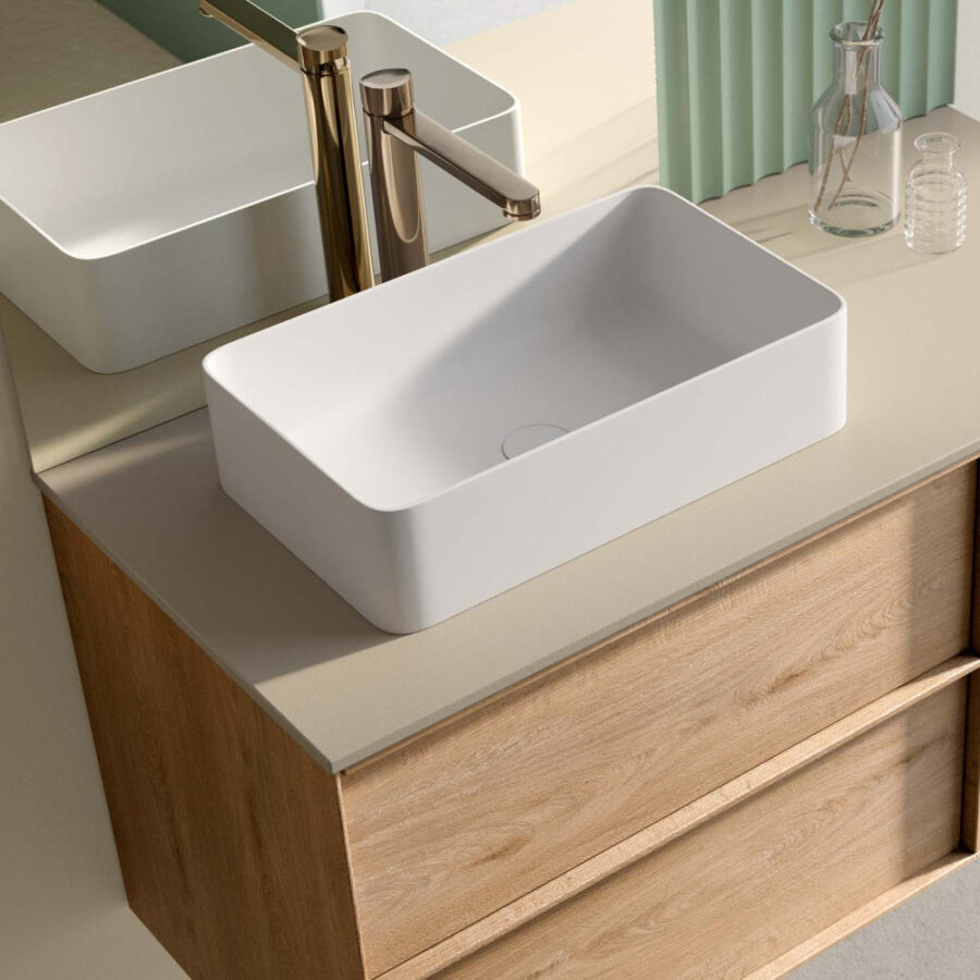 Lavabo Solid Surface KIVU 60 de Acquabella