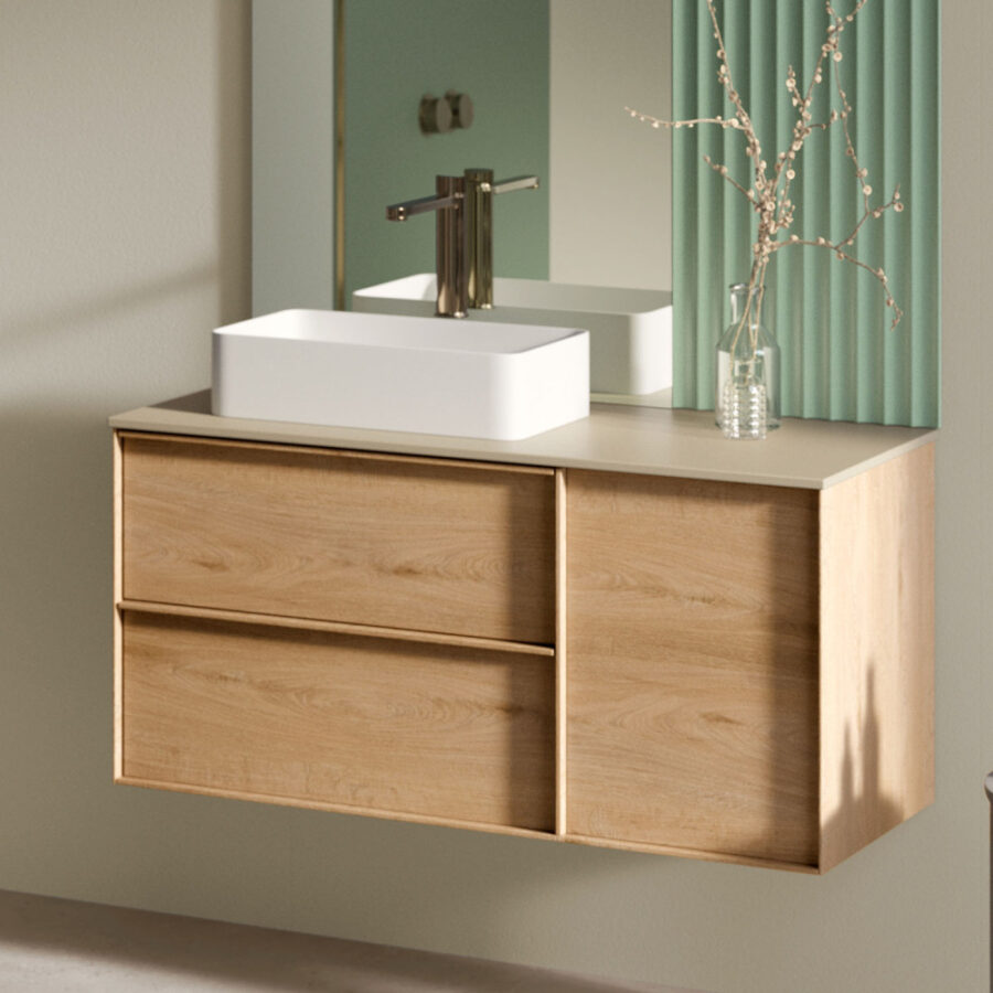 Lavabo Solid Surface KIVU 45 de Acquabella