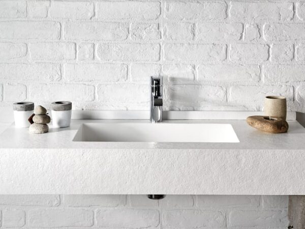 Encimera con faldón INTEGRA 60 de Acquabella