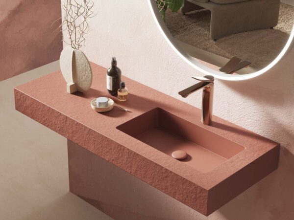 Encimera con faldón INTEGRA 120 de Acquabella