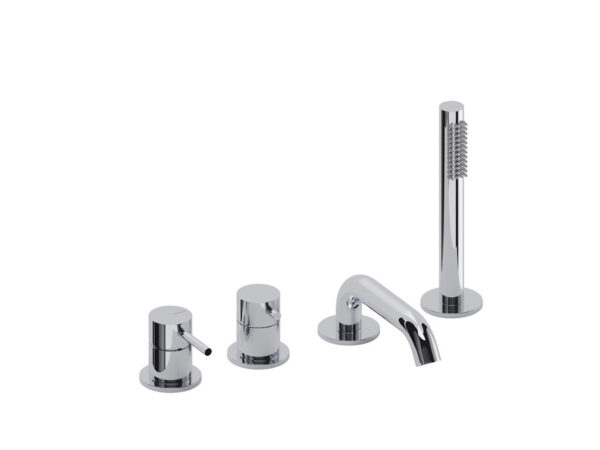 Grifo borde bañera LOOP cromo de Sanycces
