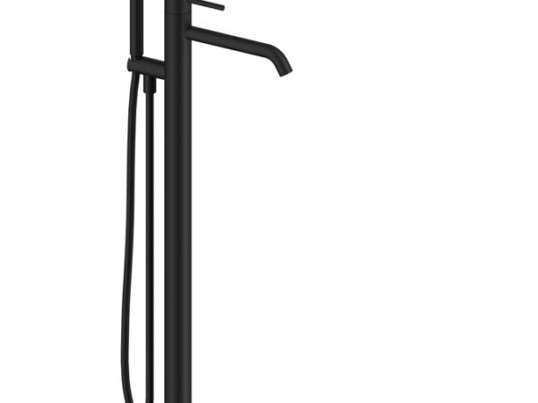 Grifo de pie para bañera LOOP negro mate de Sanycces