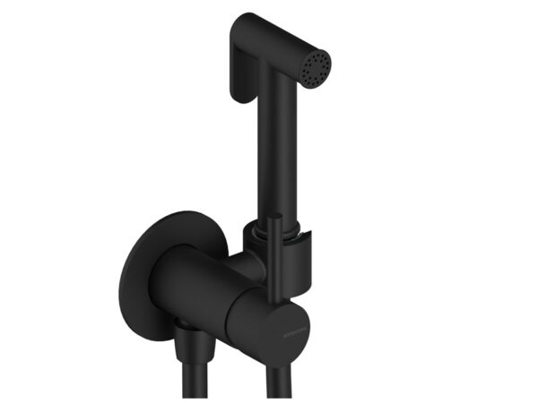 Grifo bidé-WC mural LOOP negro mate de Sanycces