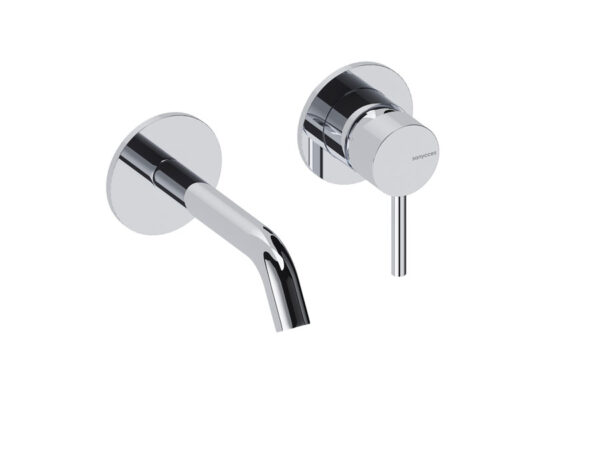 Grifo lavabo mural LOOP cromo de Sanycces