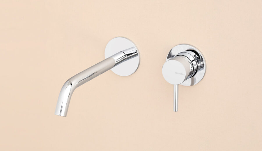 Grifo lavabo mural LOOP cromo de Sanycces - Imagen 3