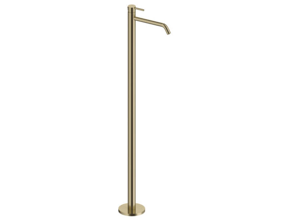 Grifo exento de lavabo LOOP oro cepillado de Sanycces