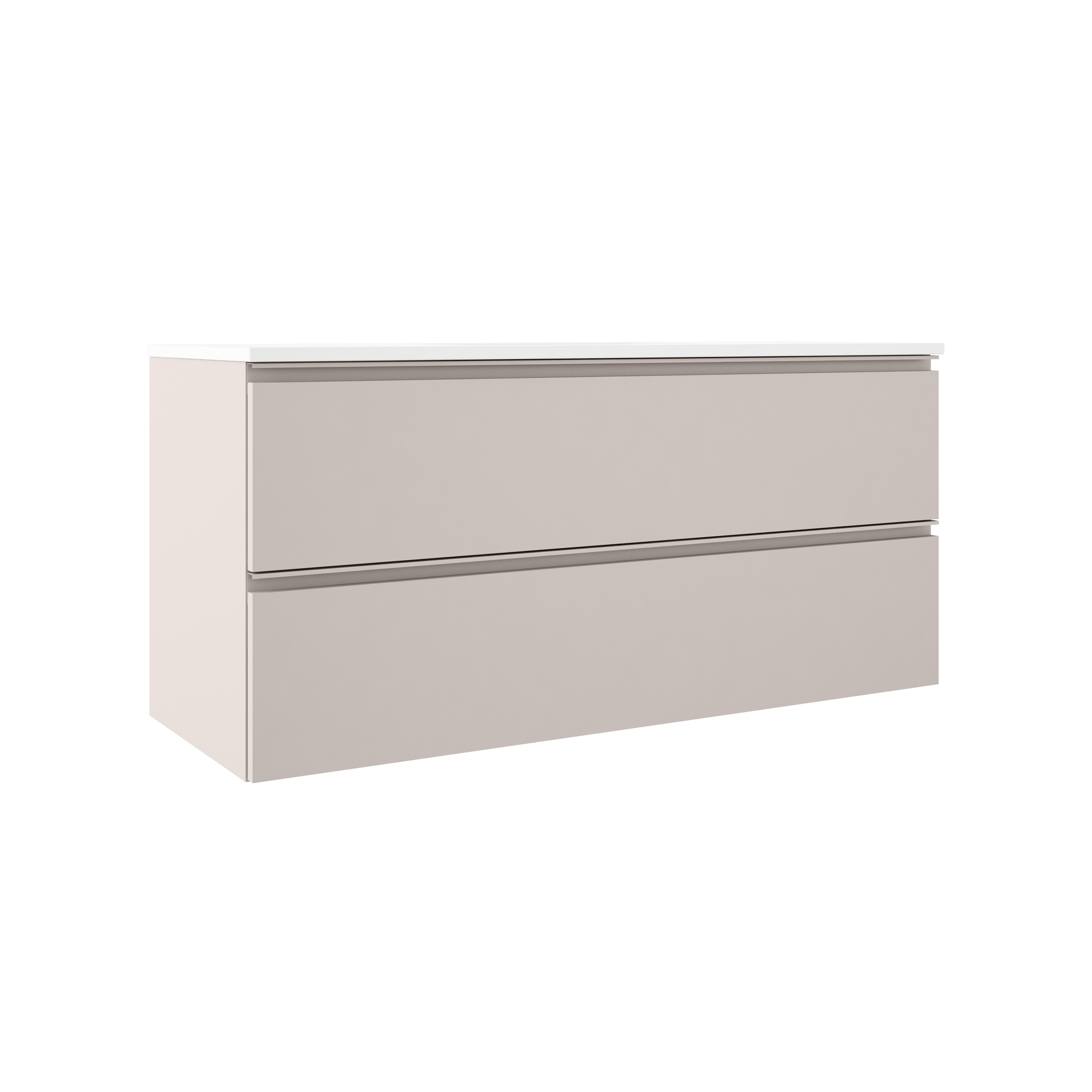 Conjunto mueble 2 cajones 120 cm GRANADA MONOCOLOR de Visobath - Imagen 7