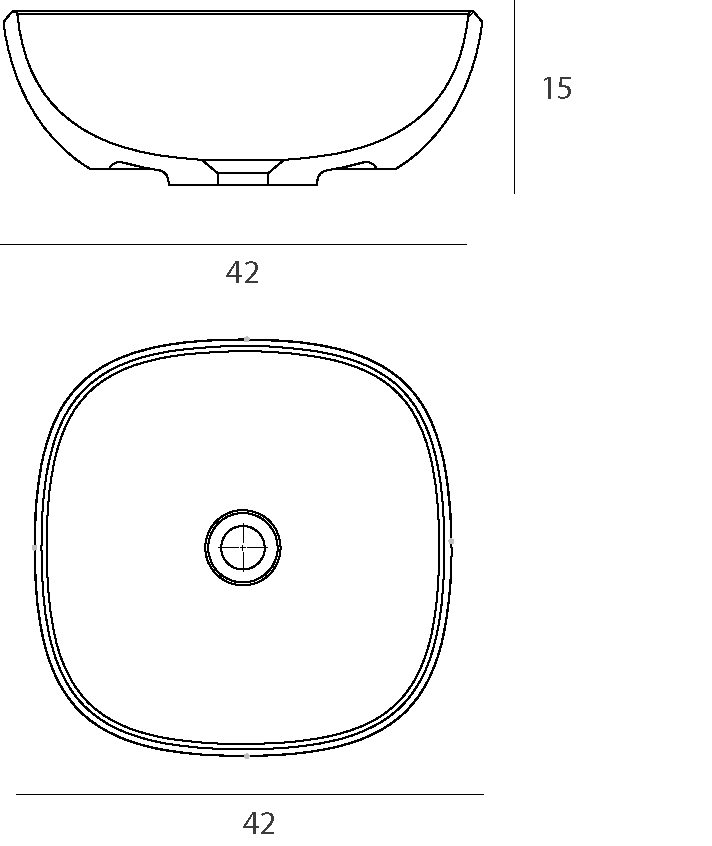 Lavabo sobre encimera DELOS de Nuovvo - Imagen 2