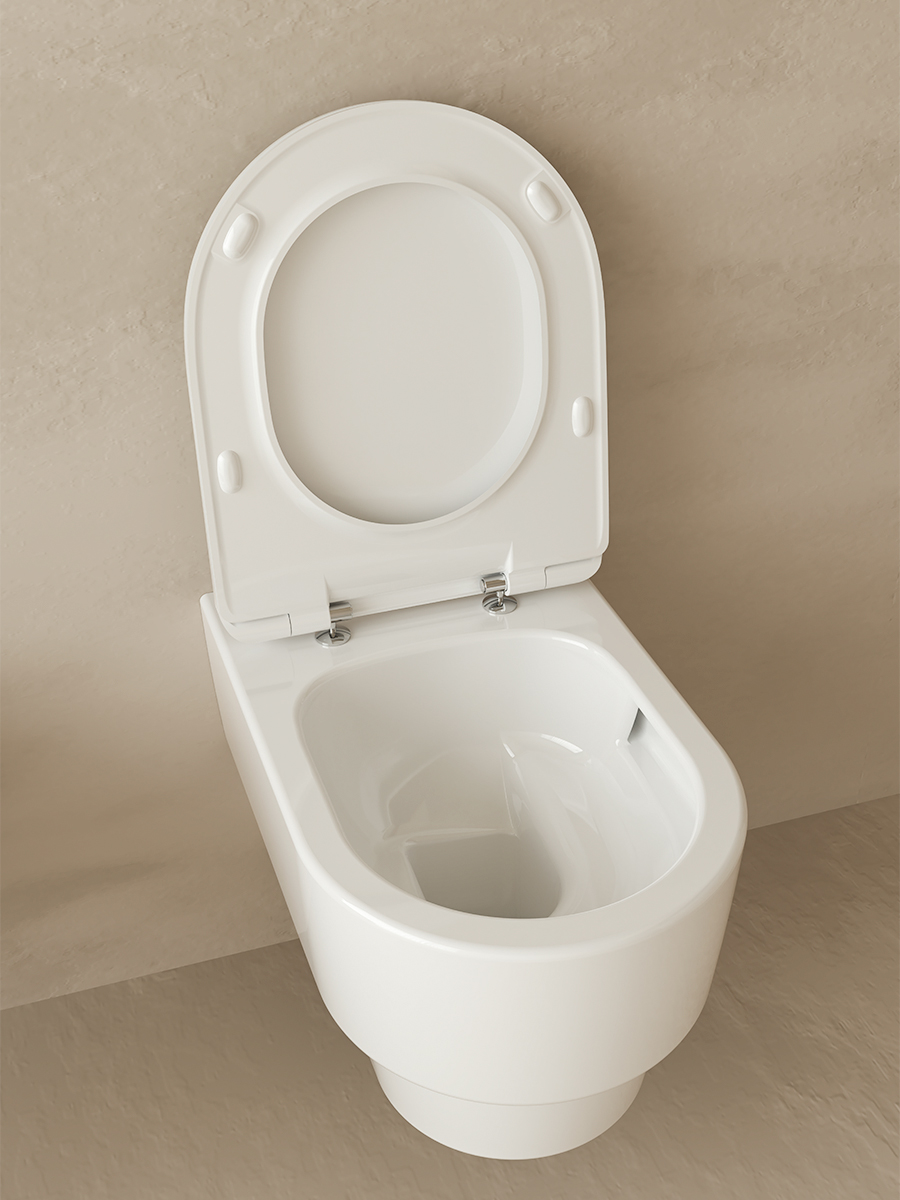 Inodoro mural FRANC blanco brillo de Sanycces - Imagen 2