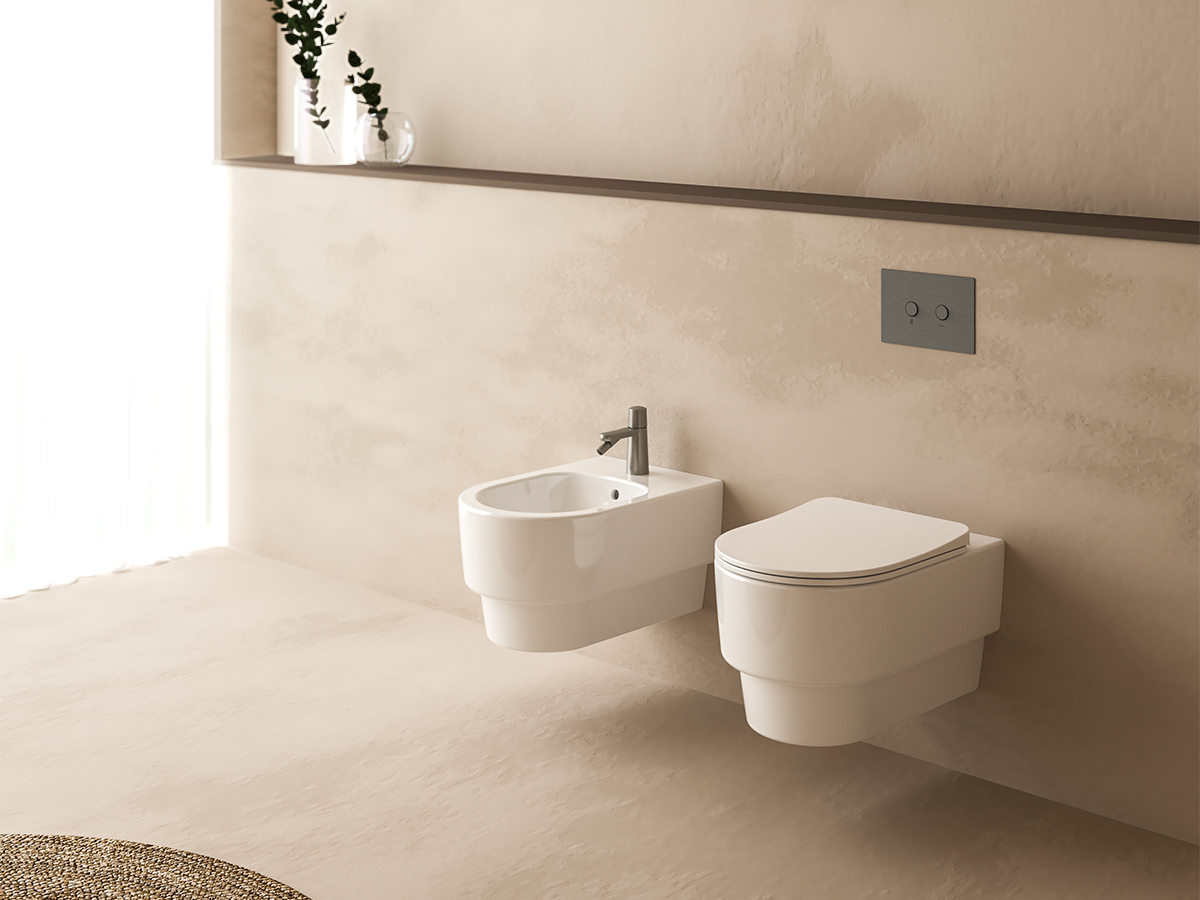 Inodoro mural FRANC blanco brillo de Sanycces - Imagen 4