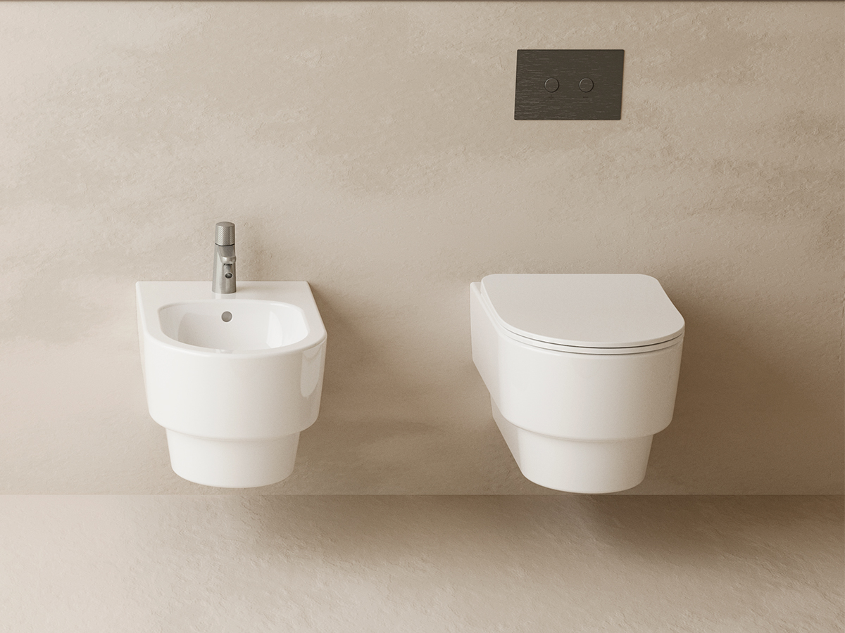 Inodoro mural FRANC blanco brillo de Sanycces - Imagen 3