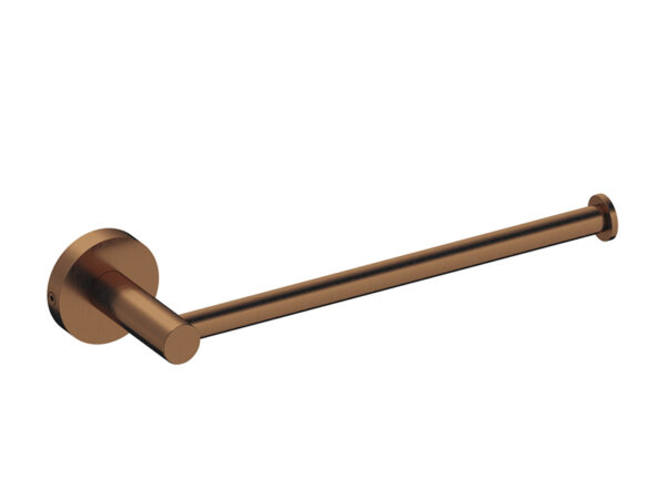 Toallero de barra a pared LOOP oro rosa cepillado de Sanycces