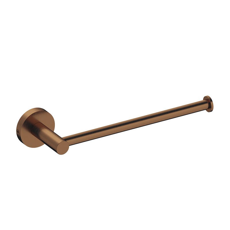 Toallero de barra a pared LOOP oro rosa cepillado de Sanycces