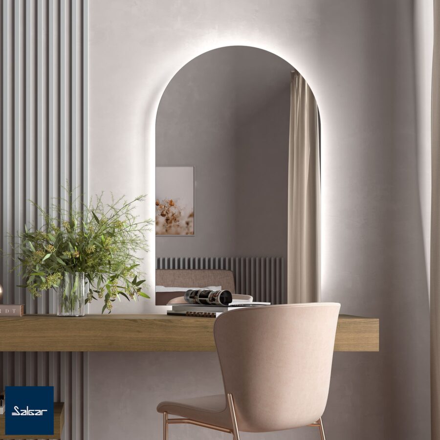 Espejo EMILE 700 horizontal vertical con luz led (20 W- 5700ºK) - Imagen 3