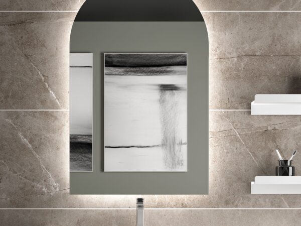 Espejo EMILE 700 horizontal vertical con luz led (20 W- 5700ºK)