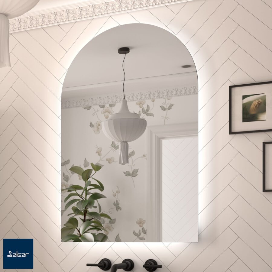 Espejo EMILE 700 horizontal vertical con luz led (20 W- 5700ºK) - Imagen 2