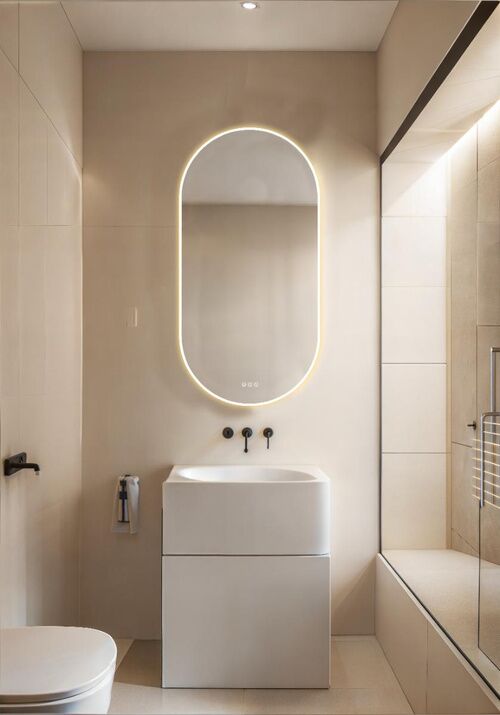 Espejo con luz BOREAL ST de Doccia