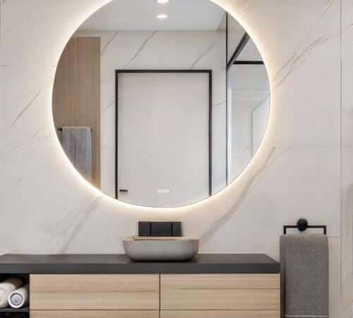 Espejo con luz ELVA ST de Doccia