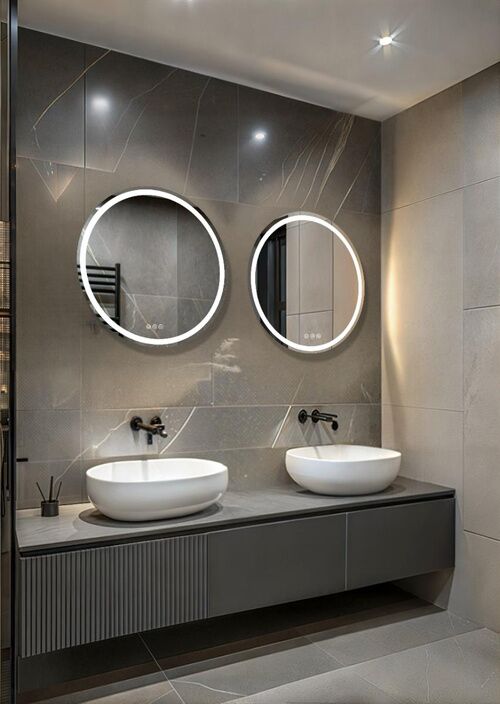 Espejo con luz ESFERA ST de Doccia