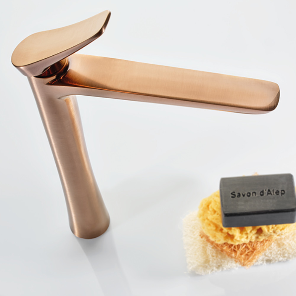 Grifo lavabo alto NAVA cobre EterNice de GRB mixers - Imagen 2