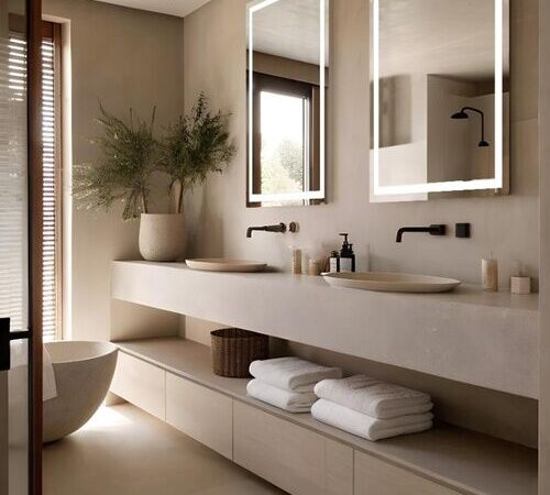 Espejo con luz LÚMINA ST de Doccia