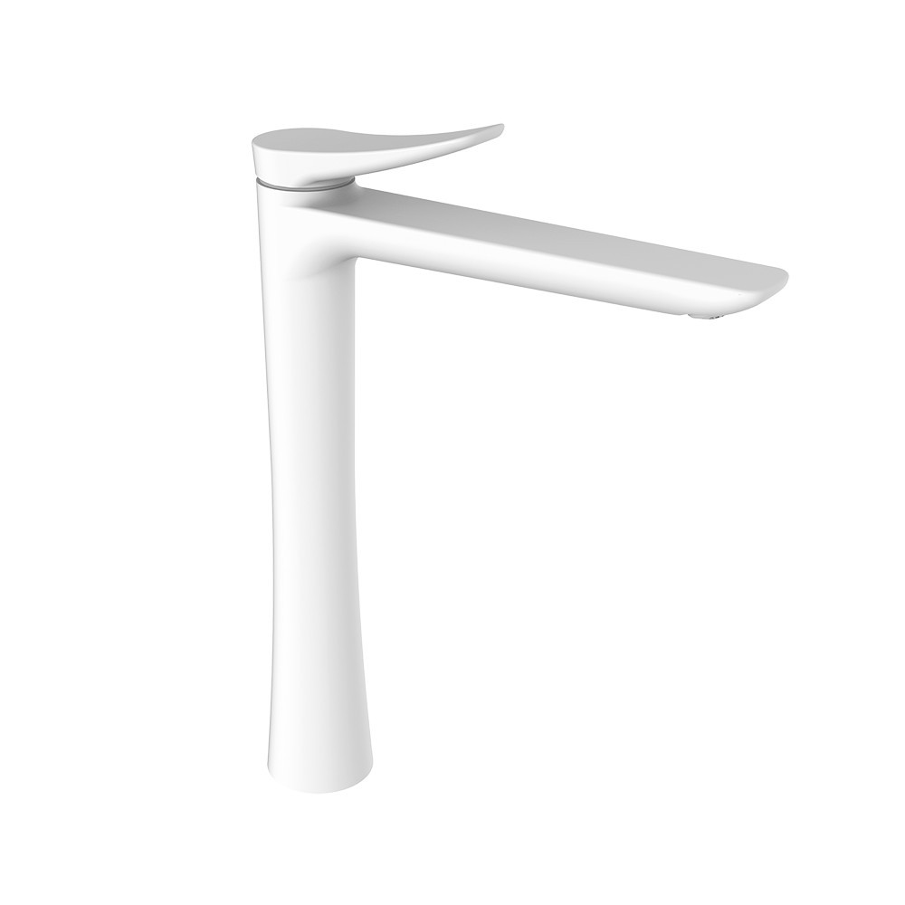 Grifo lavabo alto NAVA blanco epoxi de GRB mixers