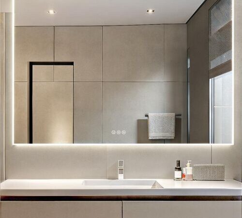 Espejo con luz OPAL ST de Doccia