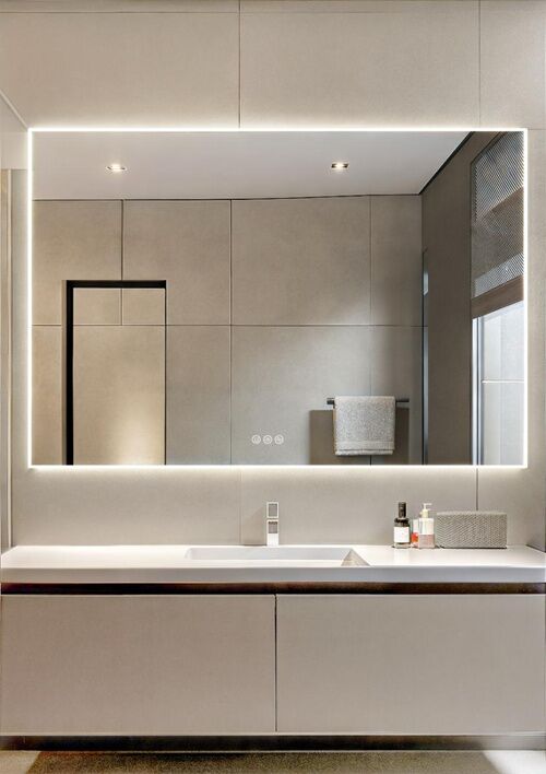 Espejo con luz OPAL ST de Doccia