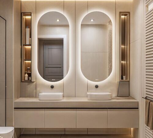 Espejo con luz UMBRA ST de Doccia