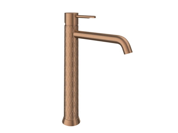 Grifo lavabo XL ODISEA JOYA cobre cepillado de Ramonsoler