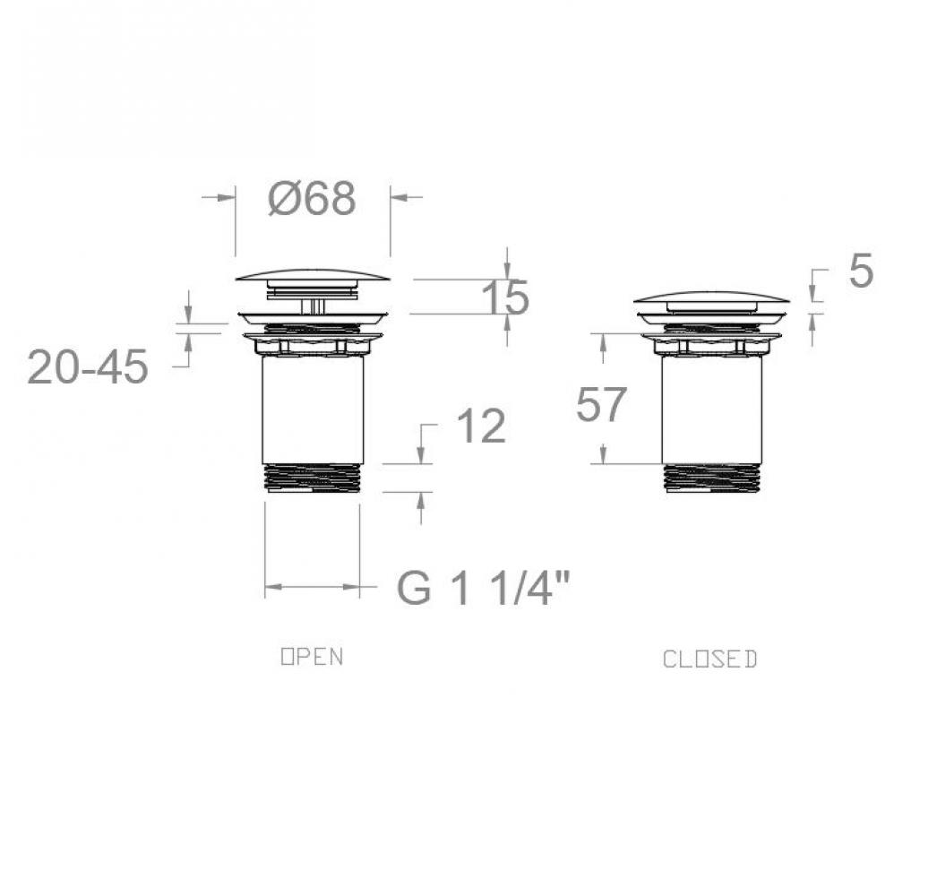 Grifo lavabo ODISEA JOYA oro cepillado de Ramonsoler - Imagen 6