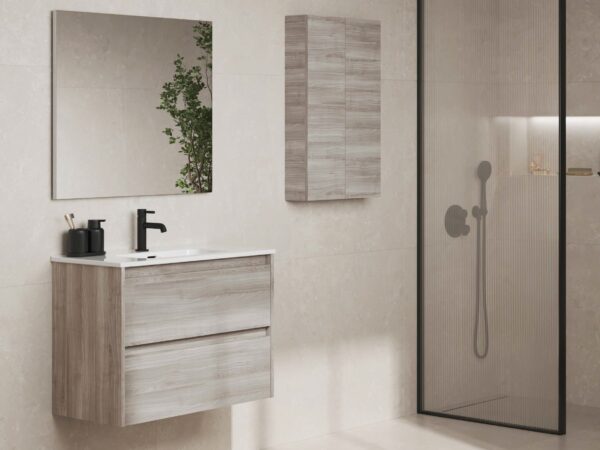 Conjunto mueble de baño fondo reducido 2 cajones SANSA Royo