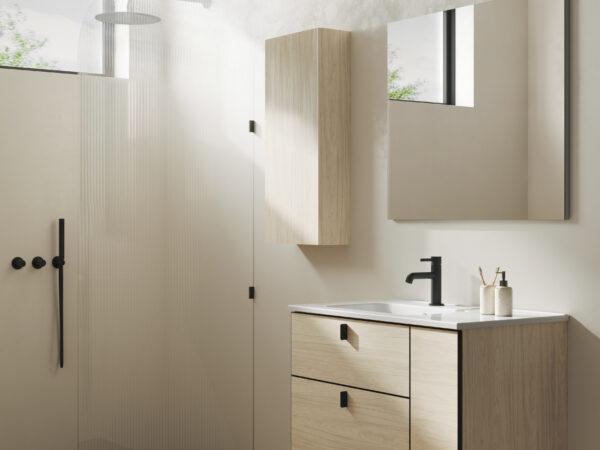 Conjunto mueble de baño WIN 2 cajones y 1 puerta de Royo