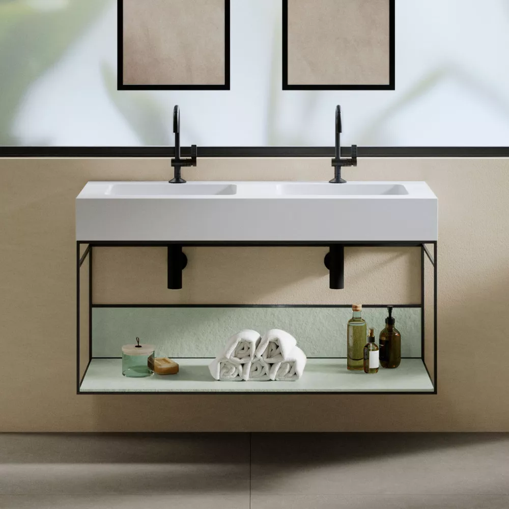 Encimera Solid Surface 120 cm KIVU de Acquabella - Imagen 2