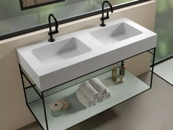 Encimera Solid Surface 120 cm KIVU de Acquabella