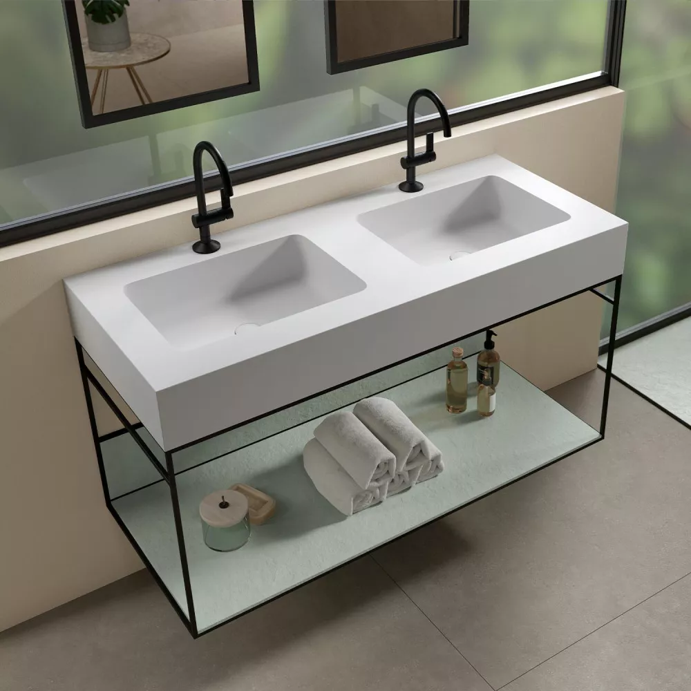 Encimera Solid Surface 120 cm KIVU de Acquabella