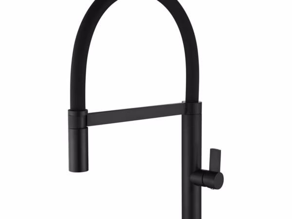 Grifo cocina flexible negro mate LAOS de Imex